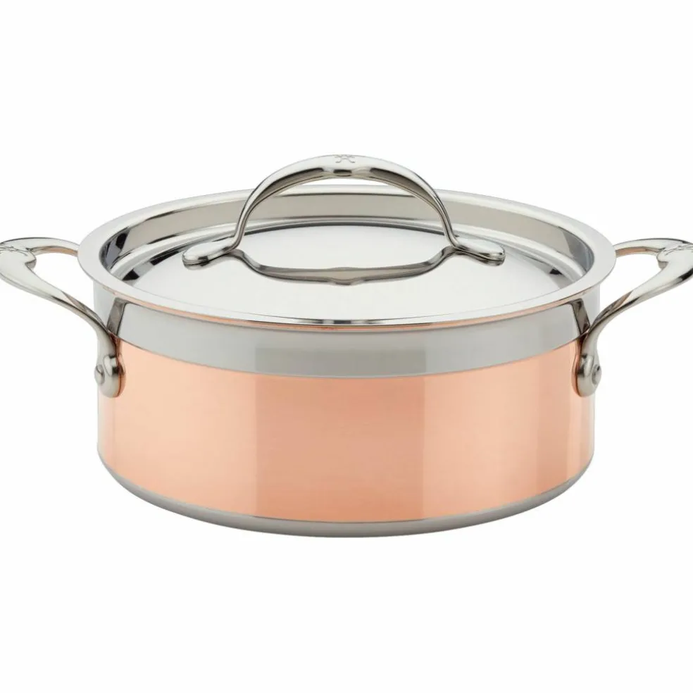 Copperbond gryta med lock 18 cm
