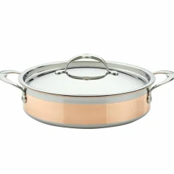 CopperBond traktörpanna med lock 26 cm