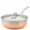 Copperbond traktörpanna med lock 24 cm