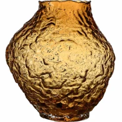 Corallo vas 26 cm, gul