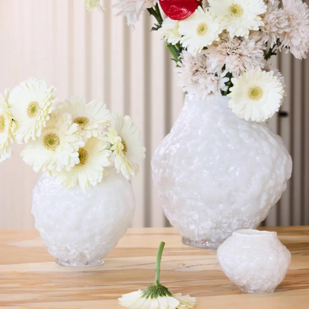 Corallo vas mini, off white