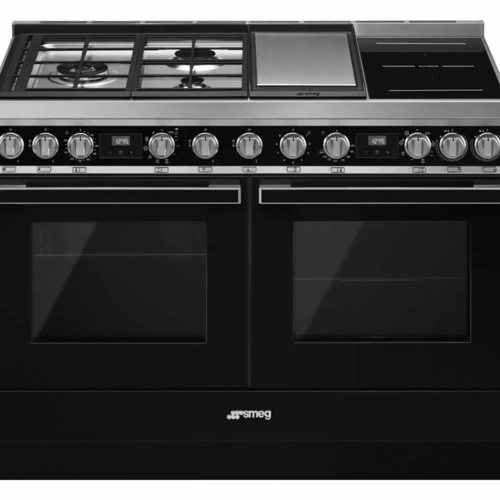 CPF120IGMPL Portofino gas-/induktionsspis, svart