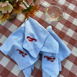 Crayfish servett 40x40 cm 4-pack