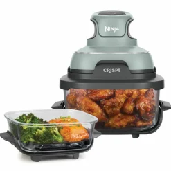 Crispi airfryer, salviagrön