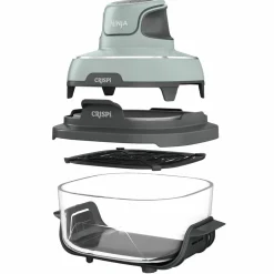 Crispi airfryer, salviagrön