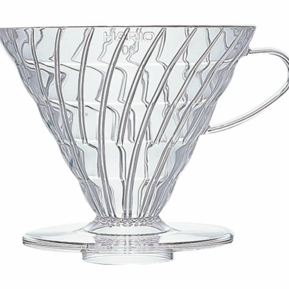 3 Cup Dripper V60 klar plast