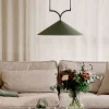 Curve pendel taklampa 50 cm, beige