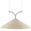 Curve pendel taklampa 50 cm, svart