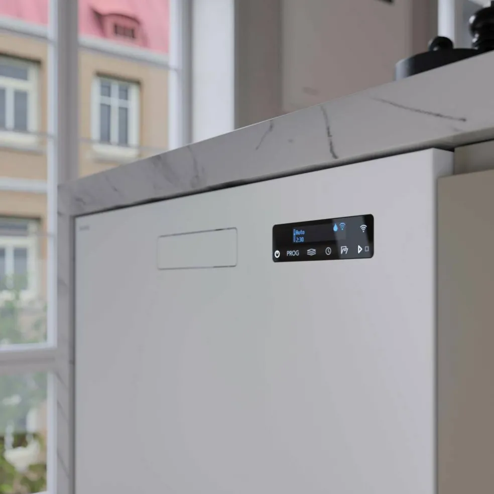 DBI344IB.S XL inbyggd diskmaskin 14 kuvert, stål