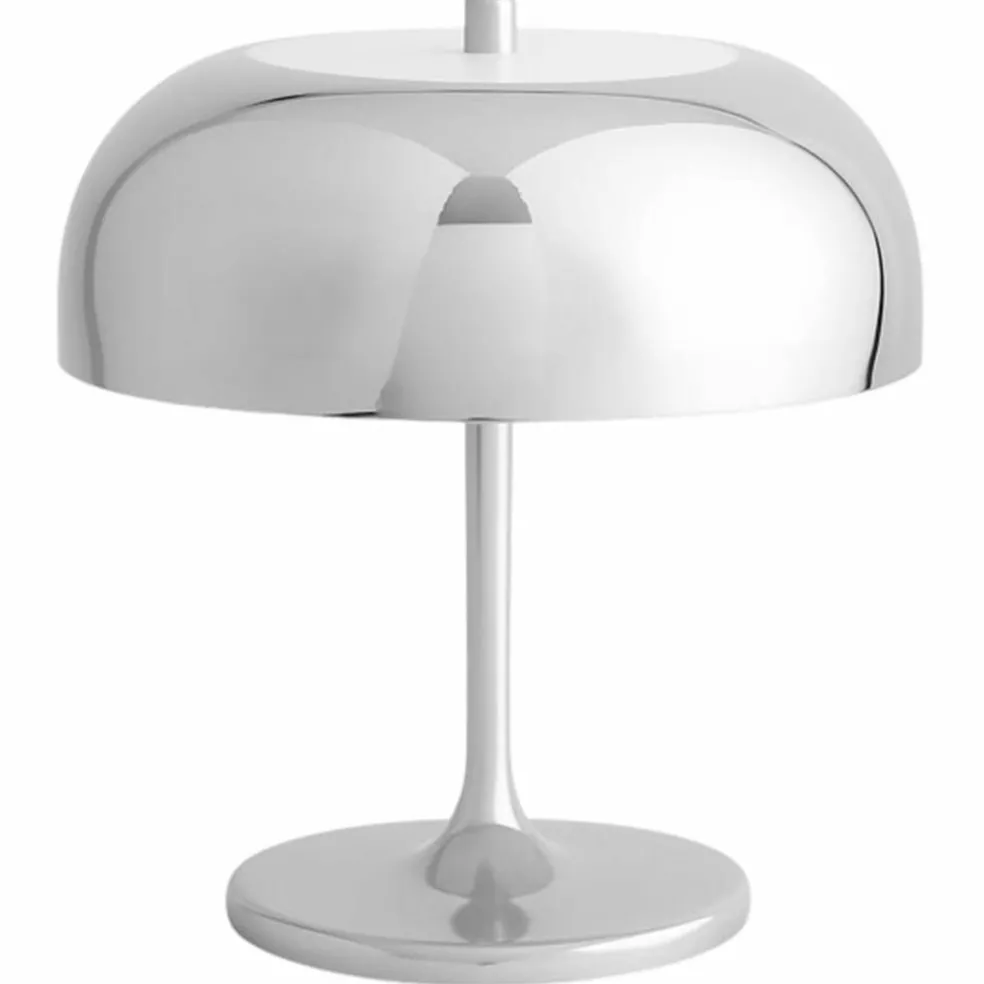Deco Disco Move portabel bordslampa, krom