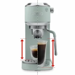 Dedica EC890 Duo Espressomaskin, grön