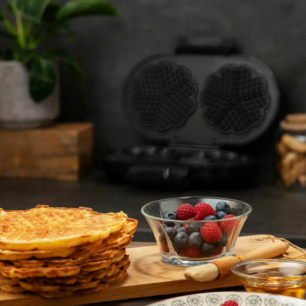 Deluxe våffeljärn dubbelt