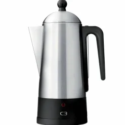 Design perkolator 6 koppar, rostfritt stål