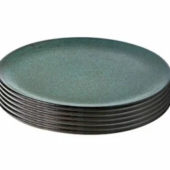 Desserttallrik grön 20 cm. 6 st
