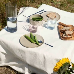 Desserttallrik, metallisk brun