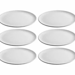 Desserttallrik 6 st, titanium black