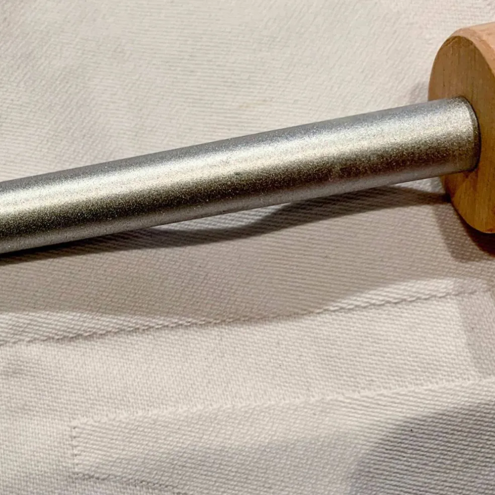 Diamantbryne med trähandtag