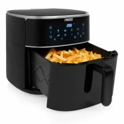 Digital varmluftsfritös 8 liter, svart
