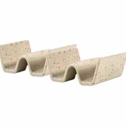 Ditte tacohållare 2-pack, beige/bordeaux