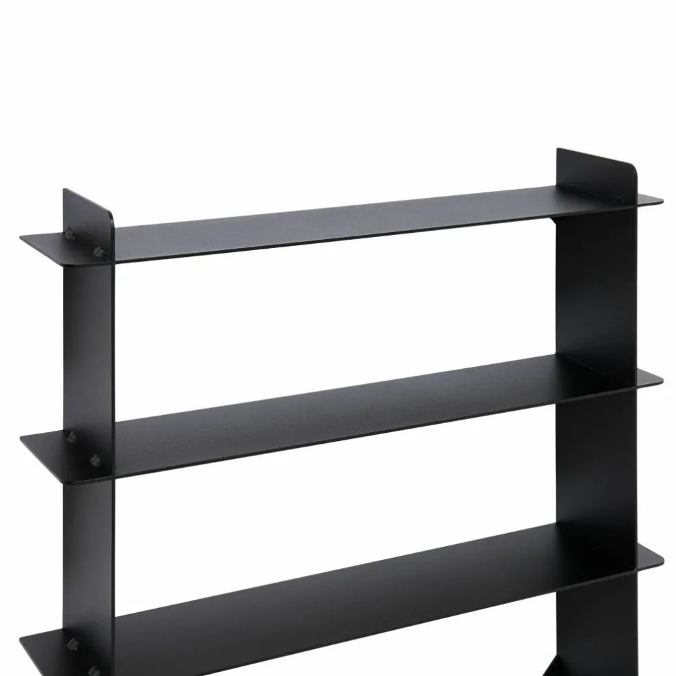 Division hylla 45 × 45 cm, svart stål