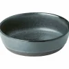 Djup tallrik i stengods 19,4 cm, metallisk brun