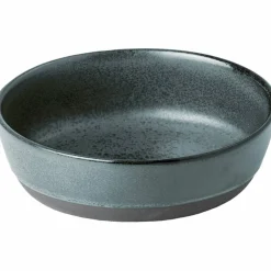 Djup tallrik i stengods 19,4 cm, metallisk brun