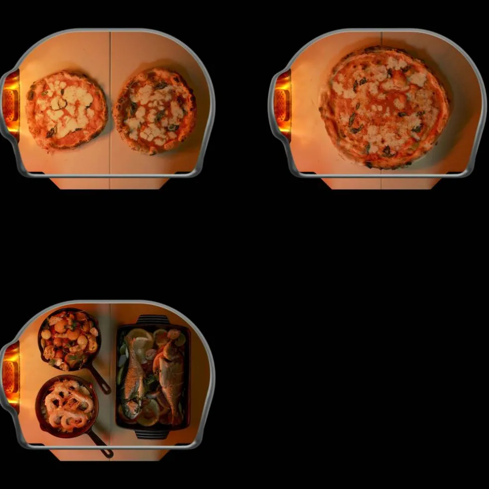 Dome Gen 2 pizzaugn, svart