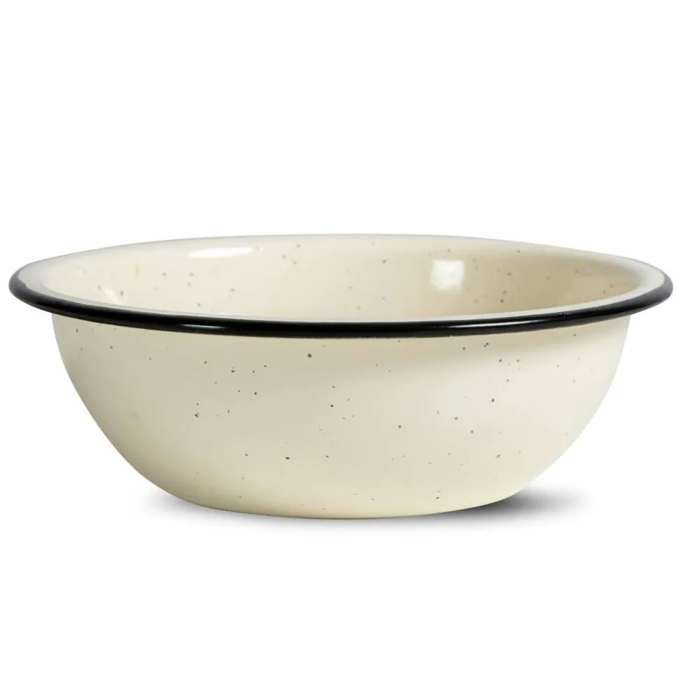 Doris emaljskål, beige