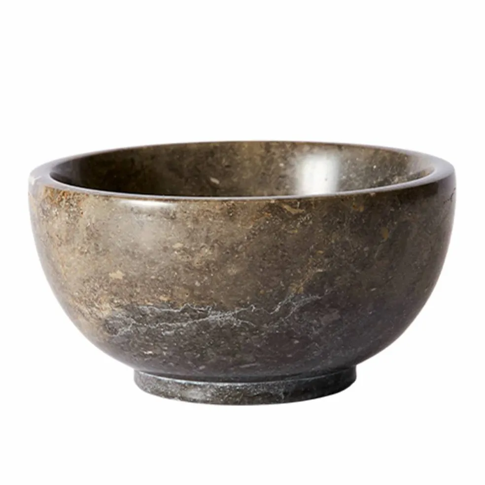 Dowa skål large 15 cm, grå/brun