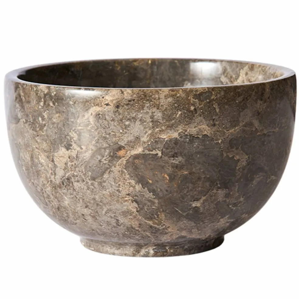 Dowa skål medium 12 cm, grå/brun