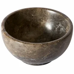 Dowa skål medium 12 cm, grå/brun