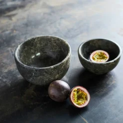 Dowa skål medium 12 cm, grå/brun