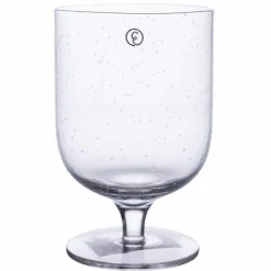 Dricksglas på fot 30 cl 2-pack, bubbligt glas