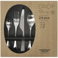 Drop Bestickset matt, 24 delar