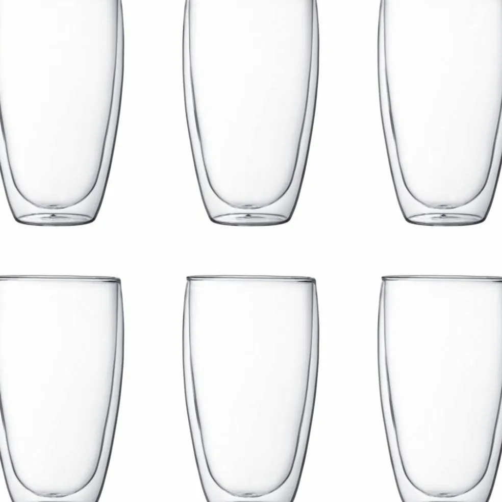 Dubbelväggade Glas 45 cl 6 st.
