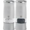 Duo Elektriska Salt & Pepparkvarnar 14 cm Silver
