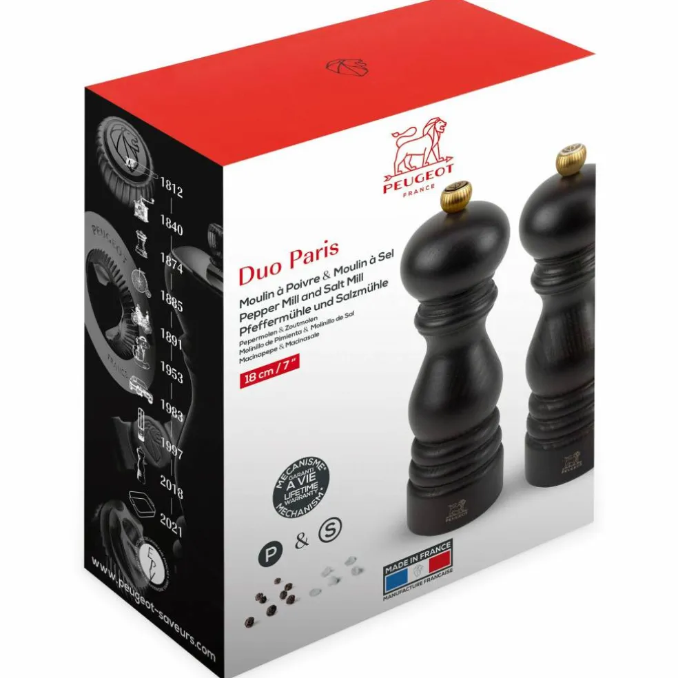DUO salt- och pepparkvarn 22 cm, chocolate