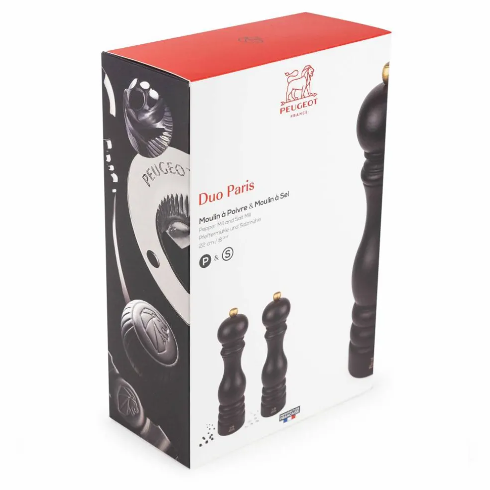 DUO salt- och pepparkvarn 22 cm, chocolate