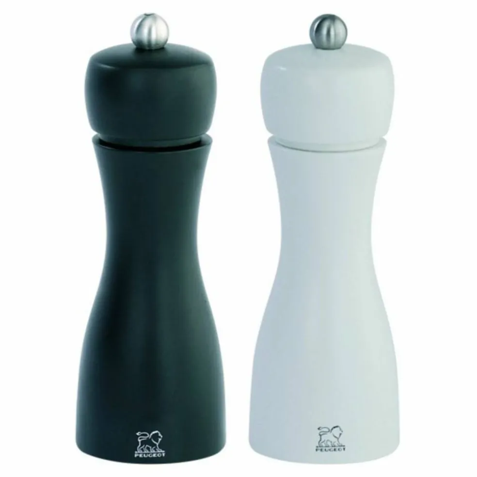 Duo Salt & Pepparkvarnar 15 cm Svart/Vit