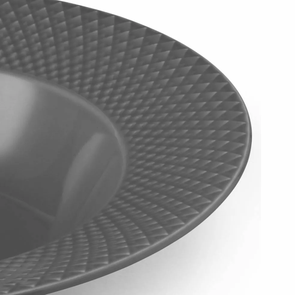 Earth djup tallrik 24,5 cm, slate