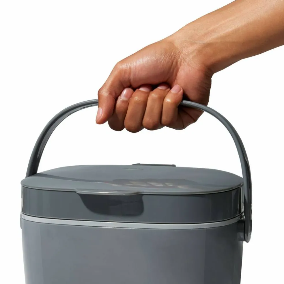 Easy-Clean Komposybehållare 6,6 L, Charcoal