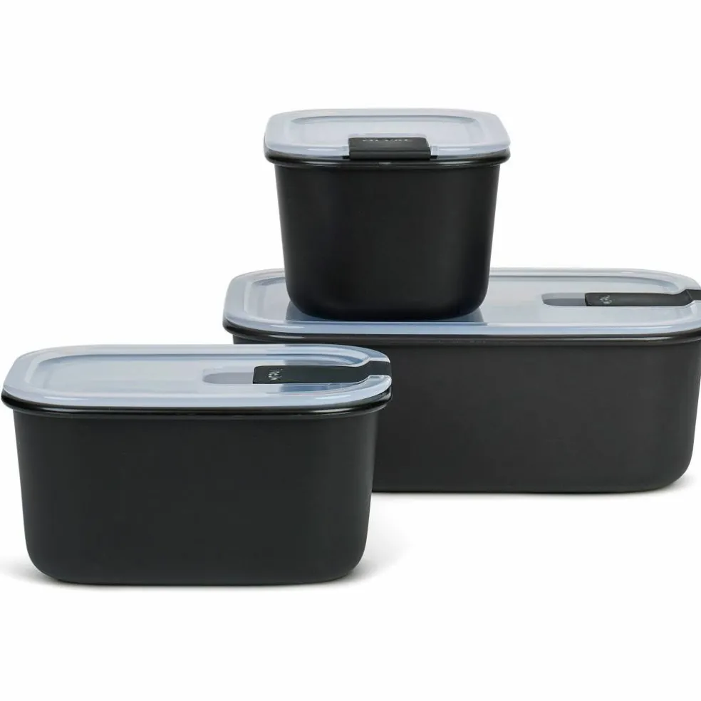 EasyClip förvaringslådor 3 st, nordic black
