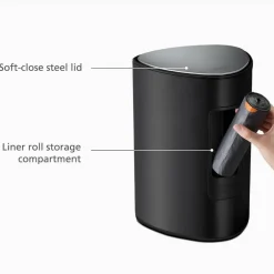 Easystore soptunna 5 liter, steel