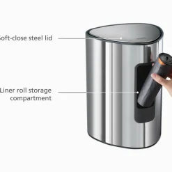 Easystore soptunna 5 liter, steel