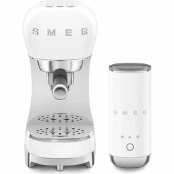 ECF12CREU manuell espressomaskin med mjölkskummare, creme
