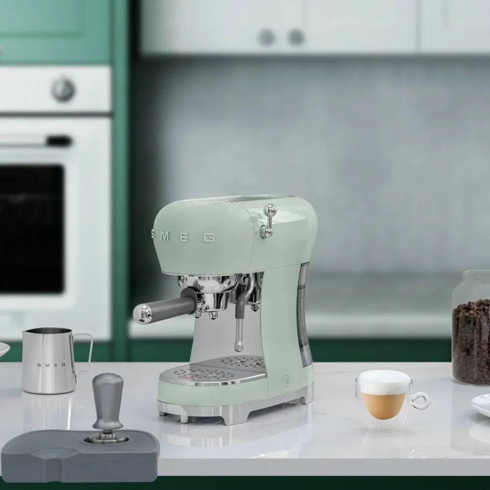 ECF02 Espressomaskin, pastellgrön