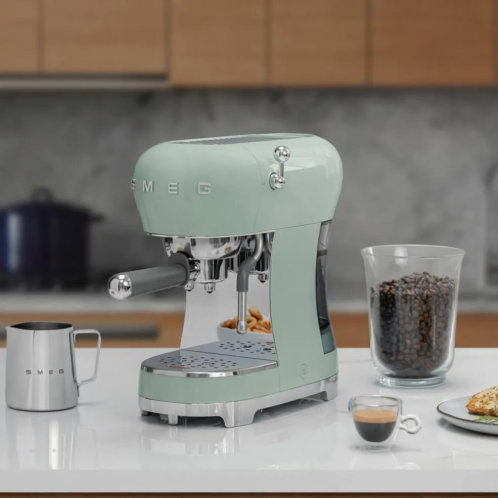 ECF02 Espressomaskin, pastellgrön