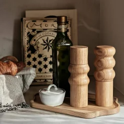 Edgar 2 salt- och pepparkvarn 20 cm, oljad ek