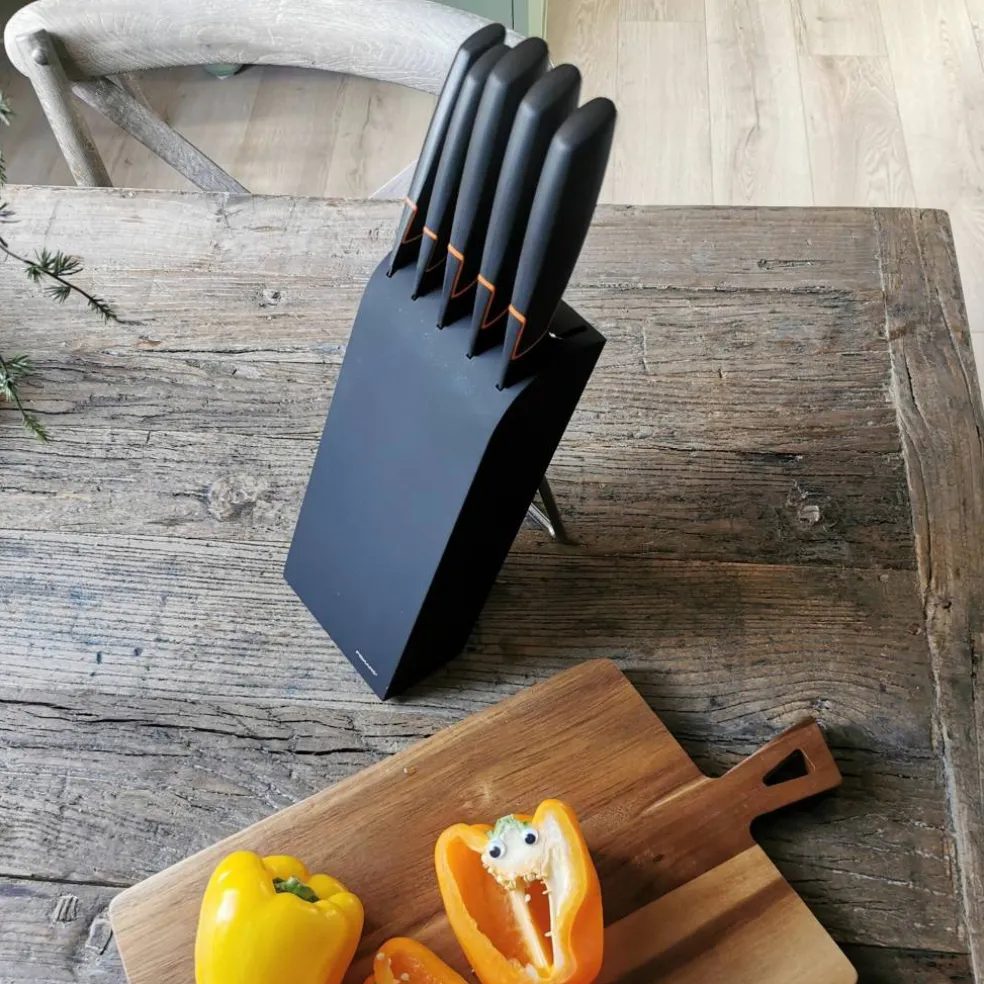 Edge Knivset med Knivblock