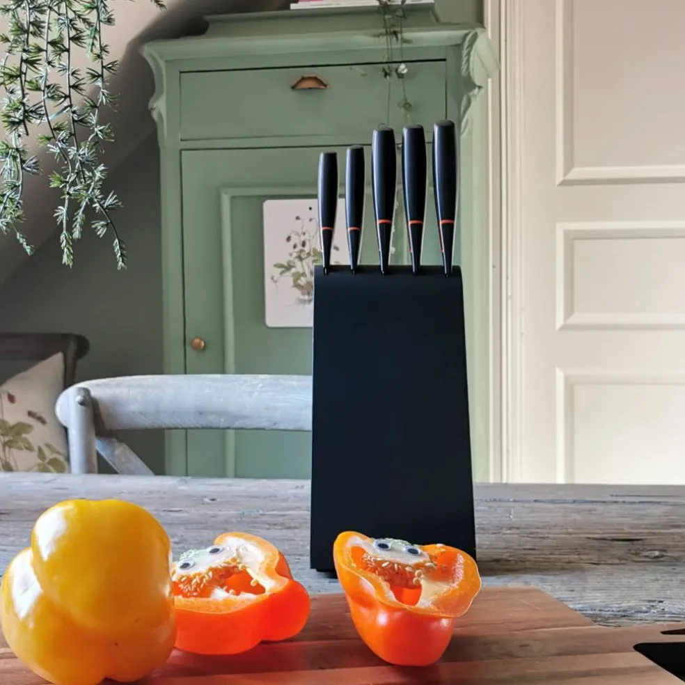 Edge Knivset med Knivblock